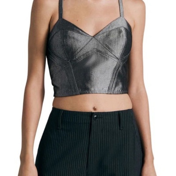 NWT:RAG & BONE Shine Theresa Crop Top- NWT PRICE FIRM! - Picture 3 of 11